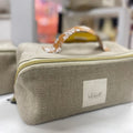 Trousse pop-up - fleur de cerisier ocre